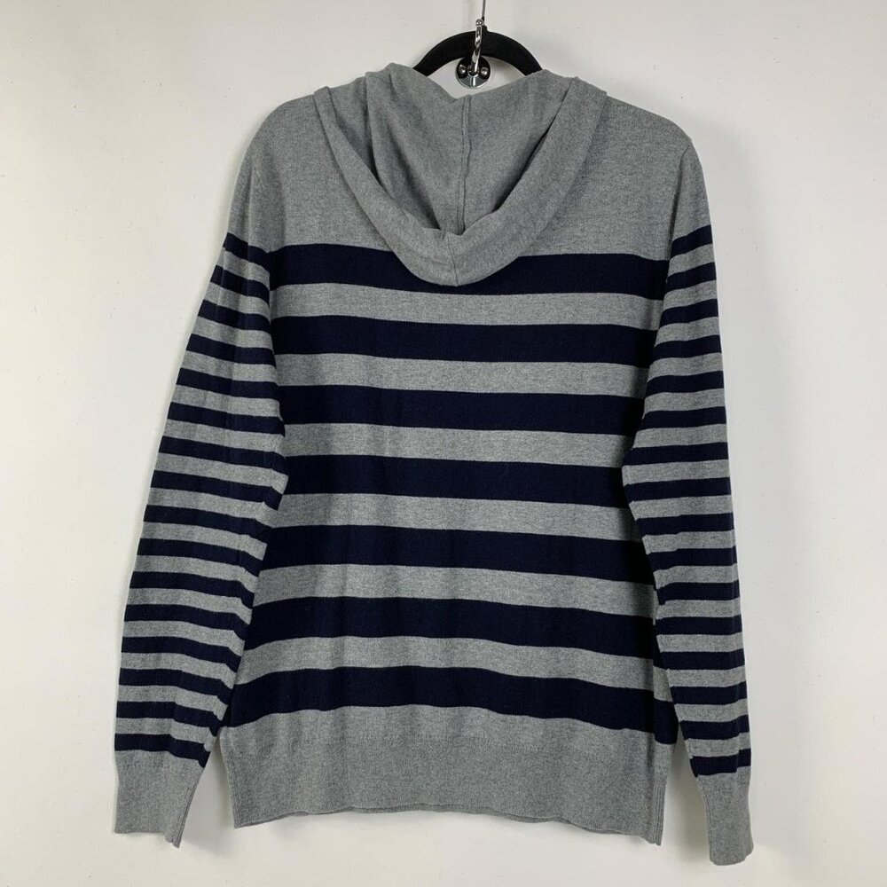 Express Men's Lightweight Striped Pullover Hoodie… - image 2